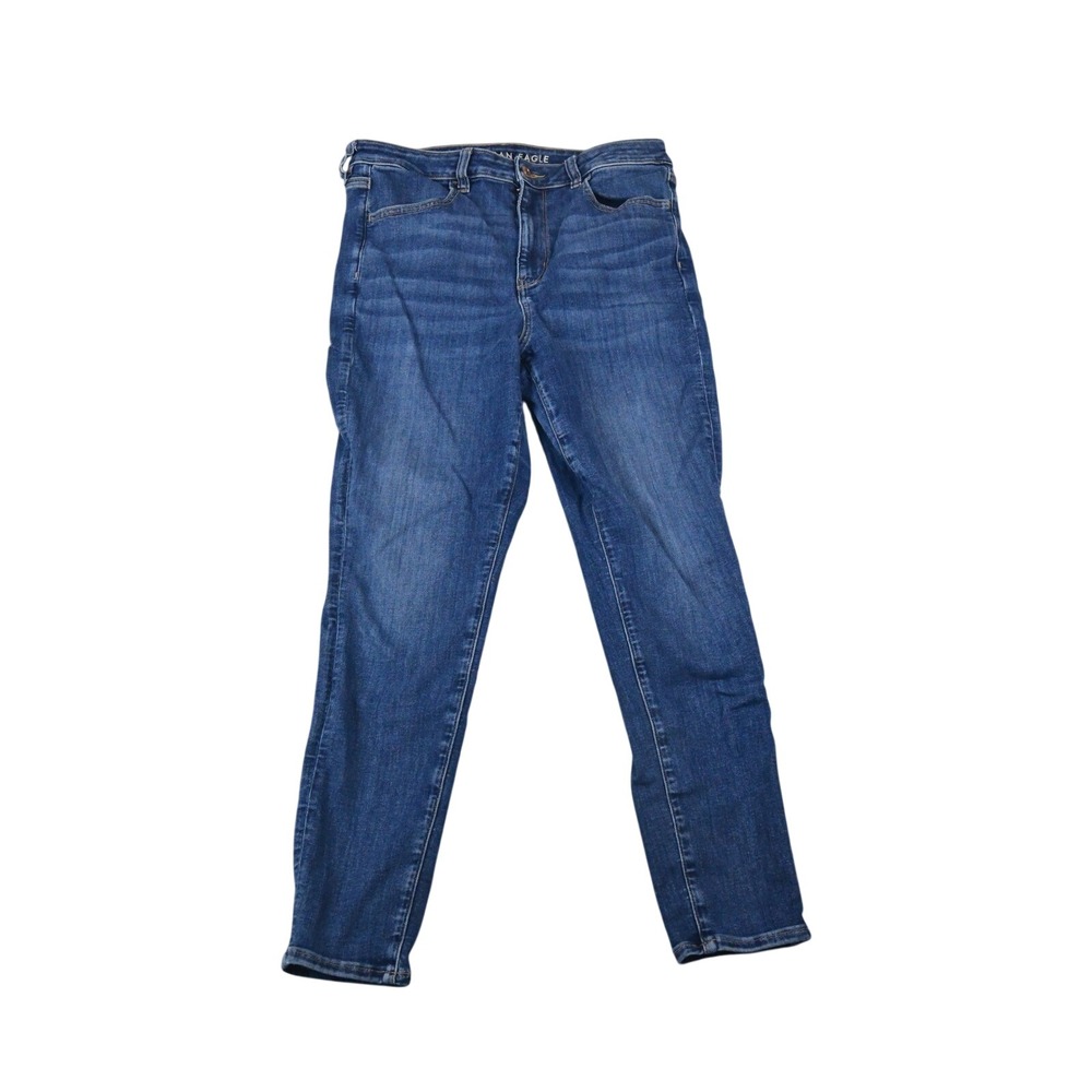 American Eagle Super Hi-Rise Jegging Next Level Stretch Blue Jeans 12 (30x26)